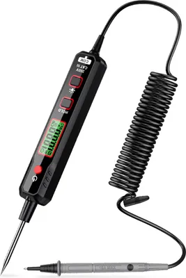 Zdjęcie produktu dla HABOTEST Multimetr cyfrowy do pomiaru napięcia AC/DC Woltomierz Rezystancja Dioda Pojemność Tester elektryczny z podświetleniem i latarką