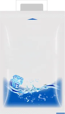 Produktbild von Eisbeutel mit Wassereinspritzung, wiederverwendbarer Gel-Kühlbeutel für den Haushalt, Kühlkompresse, 1000 ml: 15 x 27 cm / 5,9 x 10,6 Zoll