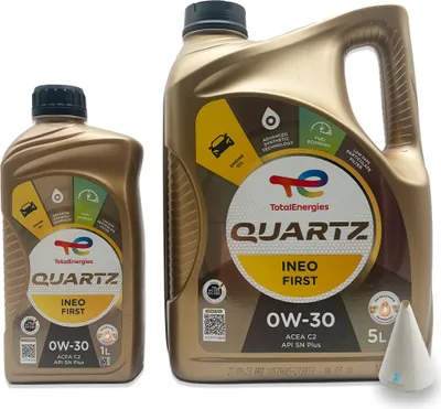 Produktbild von Total Quartz Ineo First 0W-30 | 6 L | B71 2312  B71 2302 | mit Öltrichter