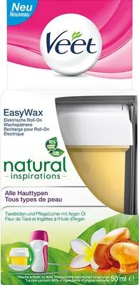 Produktbild von Veet Easy Wax Roll-on Wachspatrone essential inspirations alle Hauttypen 50ml