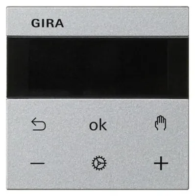Imagen del producto de Sistema de visualización GIRA S3000 RTR, modelo 55 539326, fabricado en aluminio