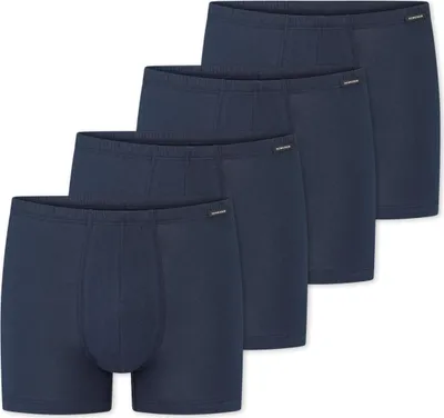 Produktbild von Schiesser 4er Pack Baumwolle Essentials Retro Short / Pant Puristisches Design und perfekte Passform, Kleines Logo am Bund, In perfekt sitzender, elastischer Single-Jersey-Qualität dunkelblau 8