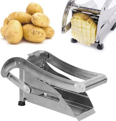 Obrázek produktu pro Profesionální kráječ na hranolky, protiskluzová technologie, kráječ zeleniny, příslušenství fritézy, ruční kráječ na hranolky