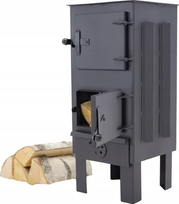 Produktbild von Ofen Holzofen Stahlofen 41x33x68cm Freistehender Kaminofen 27KG