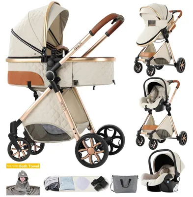 Produktbild von Säuglingstransportgerät, kompaktes Design, verstellbare Sitze, YV9-WEISS
