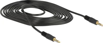 Image de DELOCK Câble jack 3.5mm -> 3.5mm mâle/femelle 2.00m noir