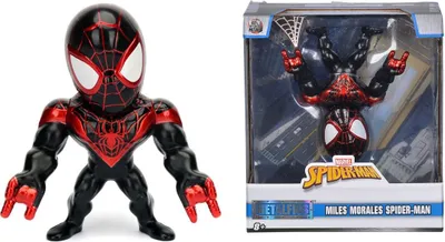 Produktbild von Jada Toys 253221004 - Marvel Miles Morals Spielfigur, 10cm
