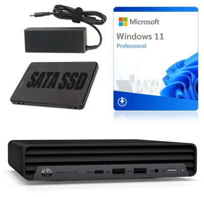Image de Ordinateur PC HP ProDesk 600 G6 Mini PC | Intel i5-10500T | 16 Go DDR4 | 256 Go SSD | Win11  | Grade A