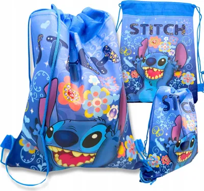 Obrázek produktu pro Školní sáček na boty Lilo a Stitch pro mateřské školy, sport, sportovní aktivity