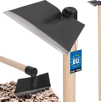 Produktbild von KOTARBAU® Gartenhacke Trapezform Hacke mit Stiel 120cm Unkrauthacke Pflanzhacke