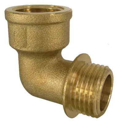 Obrázek produktu pro Mosazný úhelník 90°, 1 palec IG/AG