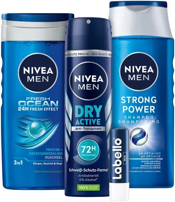 Immagine prodotto di Nivea Men Strong Power - Confezione da 12 pezzi