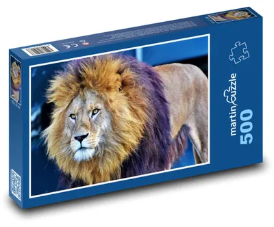 Obrázok produktu pre Puzzle 500 Kráľ džungle - Lev - martinpuzzle