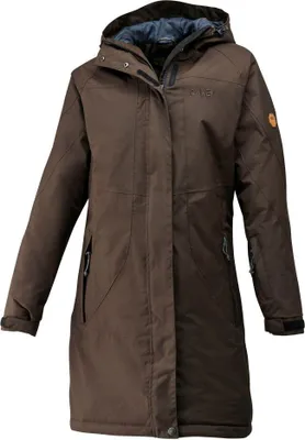 Produktbild von Owney Ilu Wintermantel Damen Mocha Braun XXL wetterfest Hundehalter Jacke Winter wasserdicht atmugsaktiv mit vielen Taschen