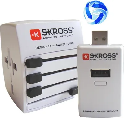 Produktbild von World Adapter USB mit SOS-Batterie Skross