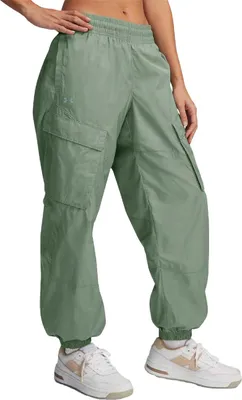 Image de Under Armour - "Unstoppable Sheen" pantalon cargo pour femme GT9488 (L) (Vert)