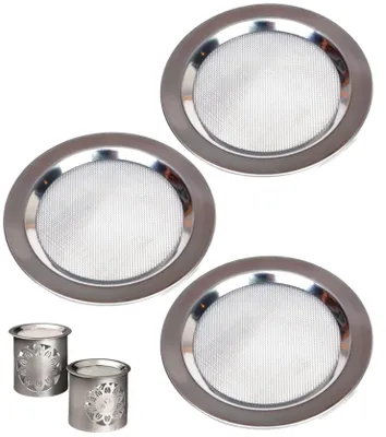 Räuchersieb-Set 3-teilig, Edelstahl, Ø 10 cm, hitzebeständig