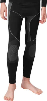 Produktbild von Black Snake® Kinder Funktionsunterwäsche Thermo Unterwäsche Lange Unterhose Seamless - Schwarz/Grau - 146/152