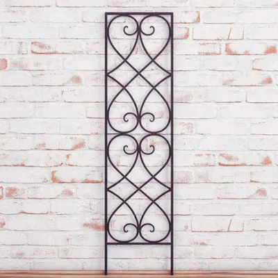 Produktbild von AltoBelli Rankgitter RAFFAELE Metall Zaun Antik Braun 135x30 cm Rankzaun