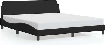 Obrázek produktu pro vidaXL Rám postele "Dover" černý 180x200 cm sametový