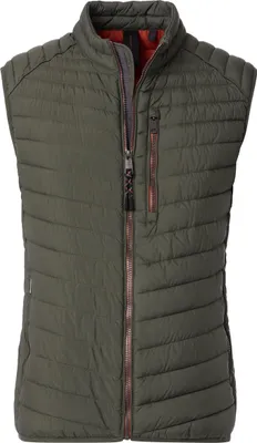 Produktbild von CASAMODA Herren Outdoor-Steppweste Stehkragen Regular Olivgrün 3XL
