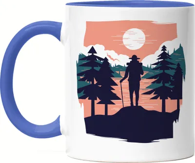 Produktbild von Natur Tasse Blau Gewässer Berg Berge Natur Wandern Bergsteigen Hiking Gipfel Aussicht Hügel Sport