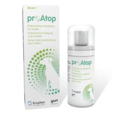Produktbild von proAtop probiotisches Hautspray für Hunde 50 ml | Haut & Ohr | Laktobazillen