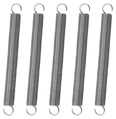 Zugfedern mit Haken, Edelstahl, 0,3x3x30 mm, 20 Stück