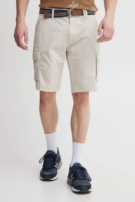 Produktbild von Blend 20715129 Herren Cargo Shorts Bermuda Kurze Hose mit Gürtel Cargo Taschen mit Stretch Regular Fit
