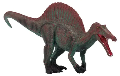 Zdjęcie produktu dla Mojo Fun Deluxe Spinosaurus with Articulated Jaw, 3 lat(a), PREHISTORIC LIFE, Zielony, Czerwony, Brązowy, Czarny, Polichlorek winylu (PVC)