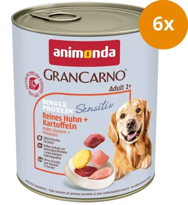 Image de Animonda GranCarno Adult Sensitive Huhn + Kartoffeln 400g