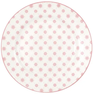 Image de Assiette à dessert en porcelaine Laurie Pale Pink