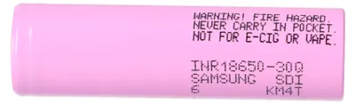Obrázok produktu pre Batéria Samsung INR 18650 30Q 3,7 V Li-Ion 3000 mAh 15A