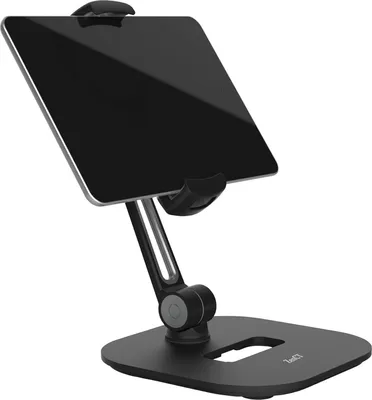 Produktbild von Tablet-Halterung, Universal-iPad-Ständer, 360° drehbar, für iPad Pro Air Mini, Samsung Galaxy Tab, Kindle, Smartphones & Tablets von 4,7 bis 12,9 Zoll – Schwarz