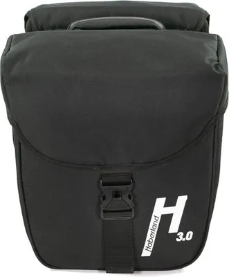 Produktbild von Haberland Doppeltasche 18l Basic S 3.0 MIK schwarz - praktische Gepäckträgert...