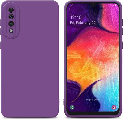 Zdjęcie produktu dla Pokrowiec Cadorabo do Samsung Galaxy A50 4G / A50s / A30s z fioletowym silikonowym etui TPU na telefon komórkowy