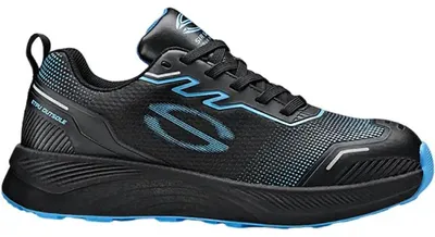 Produktbild von Sir Safety Wonder Sicherheitshalbschuh S3S für Herren, metallfrei, Fiberglaskappe, schwarz, 44, Schwarz