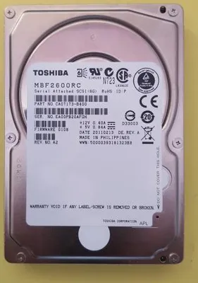 Produktbild von Toshiba MBF2600RC GG 600GB SAS 2,5"