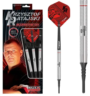 Produktbild von BULL'S Krzysztof Ratajski Soft Dart, Scoremaster - 18g -- 1 Satz