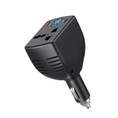 Produktbild von KFZ Spannungswandler 150W, 12V/24V auf 220V, USB QC3.0, Zigarettenanzünder, Wechselrichter