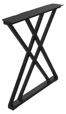 Image de Pied métallique pour table à manger et meubles de bureau