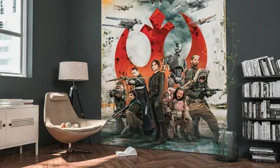 Produktbild von Komar Digitaldruck Vliestapete "Star Wars Rebels", bunt, 200 x 250 cm; 010-DVD2