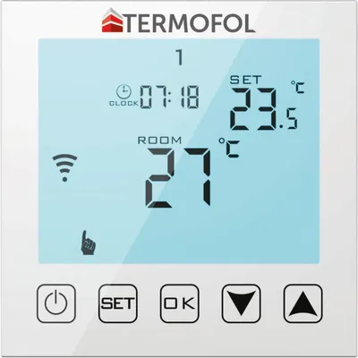 Produktbild von Termofol Elektrische Fußbodenheizung Heizfolie 230V mit Thermostat WiFi, Leistung 220 W/m2, 1 m²