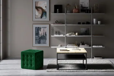 Immagine prodotto di Sgabello cubo RONAN - verde
