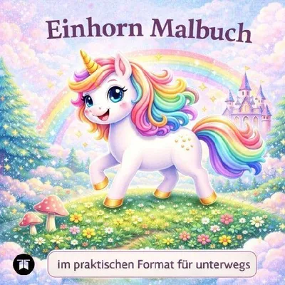 Produktbild von Malbuch Einhörner