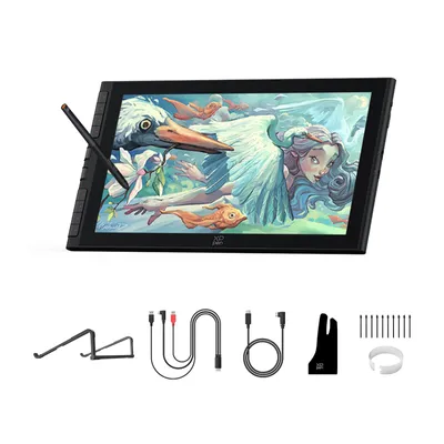 Produktbild von XPPen Artist 16 3rd Grafiktablett mit Bildschirm, 15,4 Zoll Full HD, 16384 Druckstufen, 99 % sRGB – Ideal für Digitalkunst und Grafikdesign