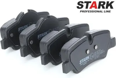 Produktbild von STARK SKBP-0011438 Bremsbeläge Satz Hinten für BMW 1 Schrägheck (F20) X3 (E83) für FORD Focus II Schrägheck (DA, HCP, DP) für SMART FORTWO Coupe (451)