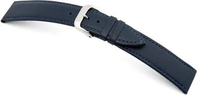 Produktbild von Happel Lederband Arezzo 20mm ozeanblau, glatt