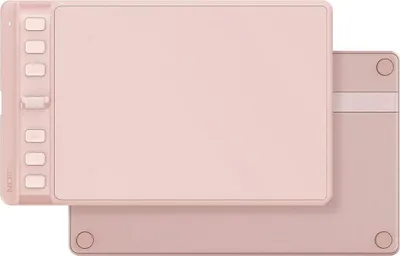 Produktbild von HUION H641P Inspiroy 2 S Grafiktabletts, 6,3 x 3,9 Zoll Tragbares Zeichentablett mit 8192 Stufen batterielosem Digitalstift Pink