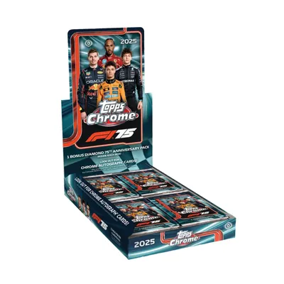 Produktbild von 2025 Topps Chrome Formula 1 Racing Cards Hobby Box